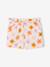 Lot de 2 shorts fille molleton léger mandarine+marine+vert d'eau - vertbaudet enfant 
