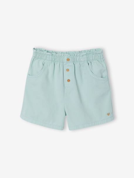 Short fille facile à enfiler corail+mauve+vert d'eau - vertbaudet enfant 