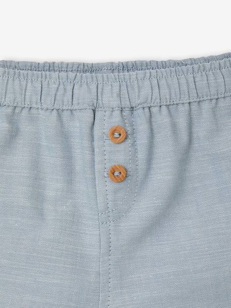 Lot 2 short bébé bleu ciel - vertbaudet enfant 