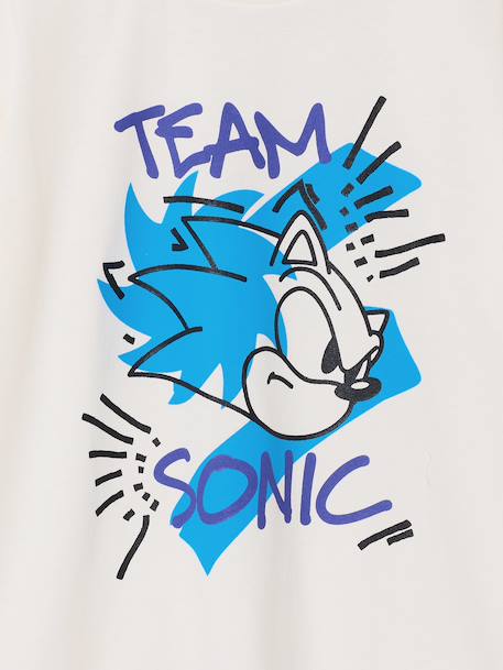 T-shirt garçon Sonic écru - vertbaudet enfant 