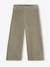 Pantalon fille large en velours anthracite+bleu grisé+chocolat+écru+kaki+marron+mauve+prune+rose - vertbaudet enfant 