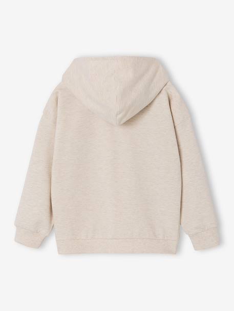 Sweat à capuche garçon Marvel beige chiné - vertbaudet enfant 