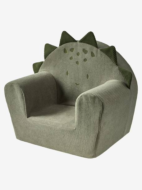 Fauteuil en mousse Dinosaure - personnalisable vert - vertbaudet enfant 