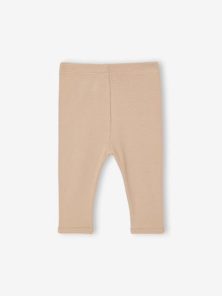 Lot 3 leggings bébé naissance écru - vertbaudet enfant 