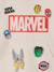 Sweat à capuche garçon Marvel beige chiné - vertbaudet enfant 