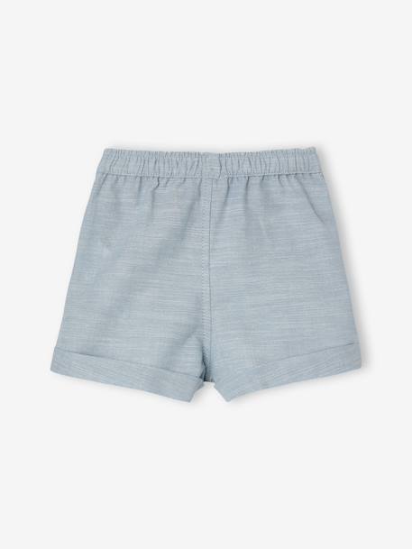 Lot 2 short bébé bleu ciel - vertbaudet enfant 