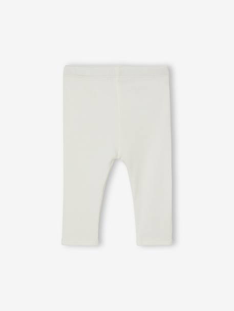 Lot 3 leggings bébé naissance écru - vertbaudet enfant 
