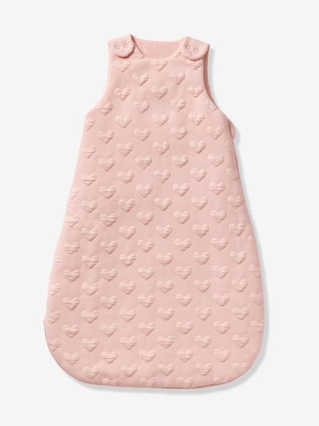 Gigoteuse JACOEURS personnalisable beige+rose pâle - vertbaudet enfant 