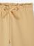 Wijde broek voor babymeisjes cappuccino - vertbaudet enfant 