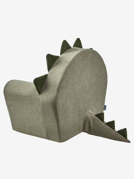 Fauteuil en mousse Dinosaure - personnalisable vert - vertbaudet enfant 