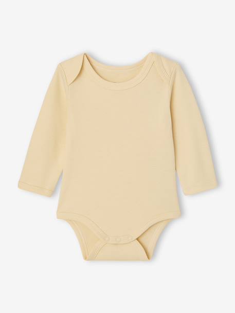 Body's met lange mouwen voor baby's met bloemenprint saliegroen - vertbaudet enfant 