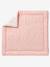 Tapis de sol / Fond de parc gaze de coton MON COEUR rose imprimé - vertbaudet enfant 