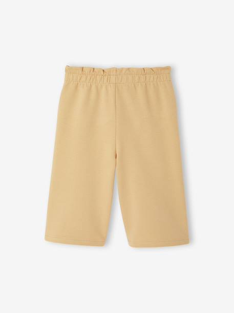 Wijde broek voor babymeisjes cappuccino - vertbaudet enfant 