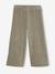 Pantalon fille large en velours anthracite+bleu grisé+chocolat+écru+kaki+marron+mauve+prune+rose - vertbaudet enfant 