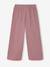Pantalon fille legging large blanc imprimé+corail+mauve+vert sauge - vertbaudet enfant 