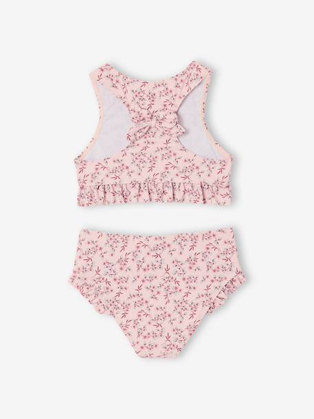 Maillot de bain fille 2 pièces rose pâle - vertbaudet enfant 