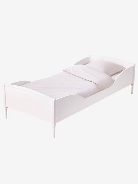 Lit enfant 90x200 cm avec moulure Canopée blanc - vertbaudet enfant 