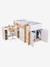 Lit enfant mi-hauteur studio 90x190cm +bureau blanc - vertbaudet enfant 