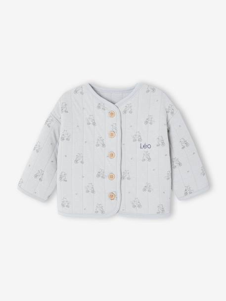 Ensemble bébé matelassé rose+vert d'eau - vertbaudet enfant 