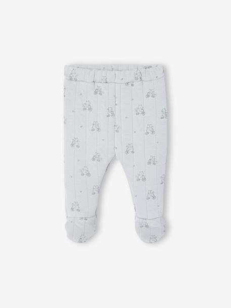 Ensemble bébé matelassé rose+vert d'eau - vertbaudet enfant 