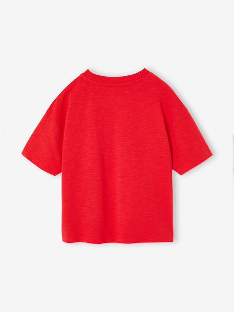 T-shirt garçon imprimé rouge+vert anglais - vertbaudet enfant 