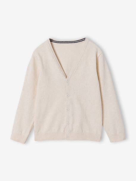 Garçon-Gilet en maille col V BASICS