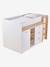 Lit enfant mi-hauteur studio 90x190cm +bureau blanc - vertbaudet enfant 