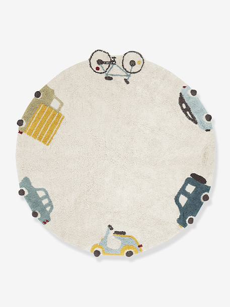 Wasbaar tapijt Wielen beige - vertbaudet enfant 
