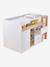 Lit enfant mi-hauteur studio 90x190cm +bureau blanc - vertbaudet enfant 