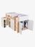 Lit enfant mi-hauteur studio 90x190cm +bureau blanc - vertbaudet enfant 