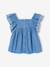 Denim blouse voor meisjes stone - vertbaudet enfant 