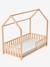 Kinderbed CABANE 70x140 hout+wit - vertbaudet enfant 