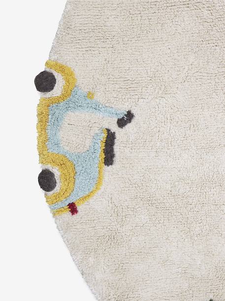 Wasbaar tapijt Wielen beige - vertbaudet enfant 