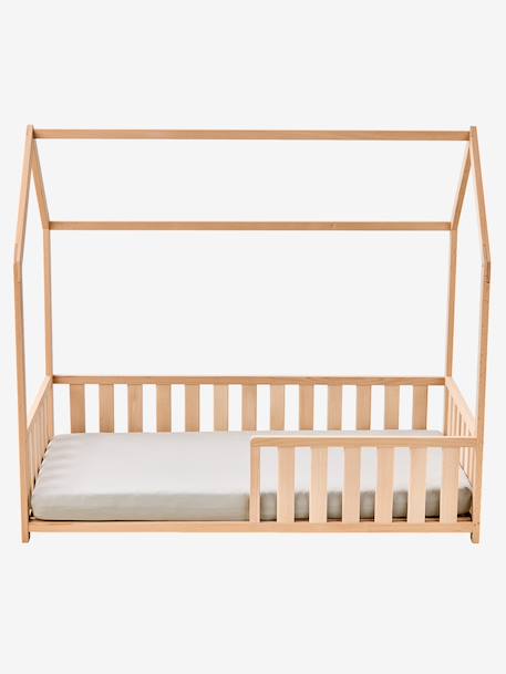 Kinderbed CABANE 70x140 hout+wit - vertbaudet enfant 