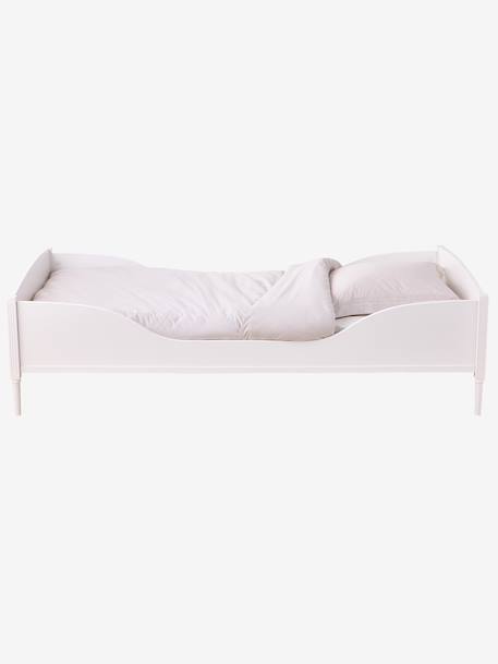 Lit enfant 90x200 cm avec moulure Canopée blanc - vertbaudet enfant 