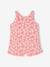 Combinaison bébé fille imprimée bleu imprimé+corail - vertbaudet enfant 