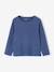 Set van 3 BASICS meisjesshirts met lange mouwen antraciet+ecru+grijsblauw+indigoblauw+koraal+zachtpaars - vertbaudet enfant 