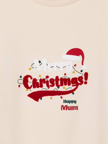 Damessweater kerst capsulecollectie familie vanille - vertbaudet enfant 