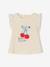 T-shirt babymeisje met fantasiepatroon van biologisch katoen ecru - vertbaudet enfant 