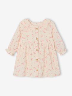 -Robe bébé fille en gaze de coton