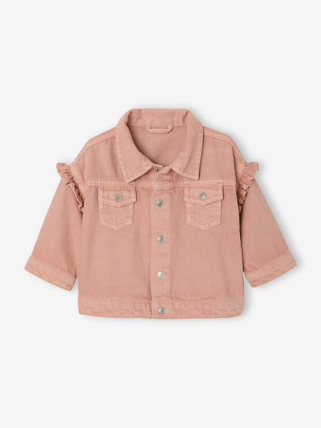 Bébé-Veste bébé fille volantée