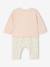 Babyset sweater en broek ecru+lichtroze - vertbaudet enfant 