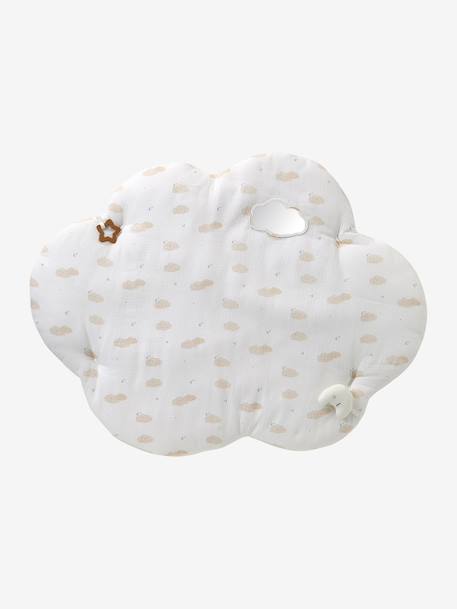 Meegroei speelmat met bogen en rand BABYLON beige+rood+sinaasappel+wit - vertbaudet enfant 