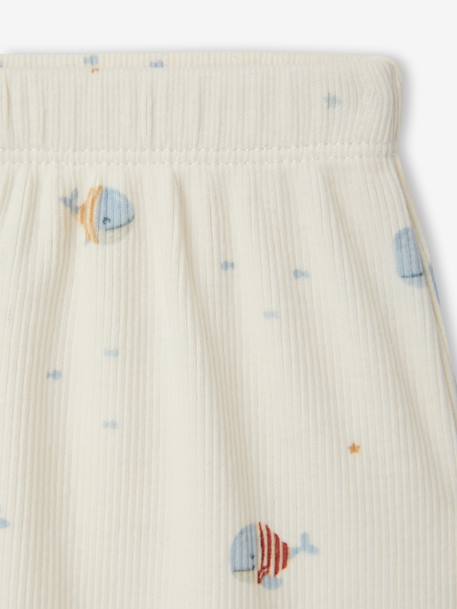 Babyset sweater en broek ecru+lichtroze - vertbaudet enfant 