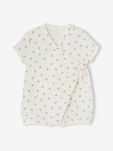 Combishort bébé fille personnalisable écru - vertbaudet enfant 