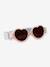 Lunettes 0-9 mois bandeau Baby coeur menthe+rose pâle - vertbaudet enfant 
