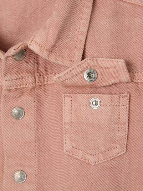 Veste bébé fille volantée rose poudré - vertbaudet enfant 