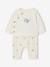 Ensemble bébé sweat et pantalon écru+rose pâle - vertbaudet enfant 