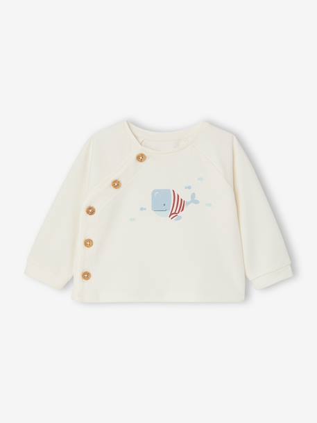 Babyset sweater en broek ecru+lichtroze - vertbaudet enfant 