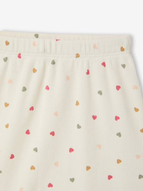 Ensemble bébé sweat et pantalon écru+rose pâle - vertbaudet enfant 